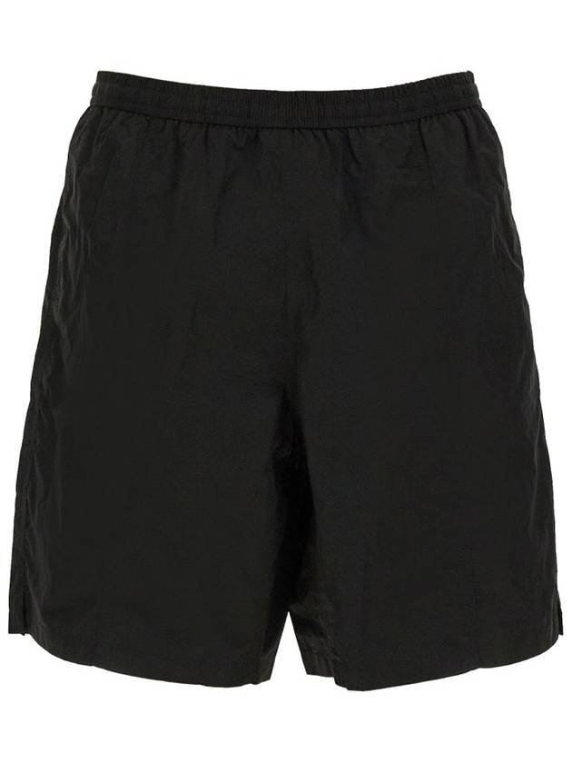 Logo Swim Shorts Black - AMI - BALAAN 2