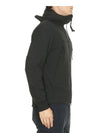 Zipper Goggles Hooded Jacket Black - CP COMPANY - BALAAN.