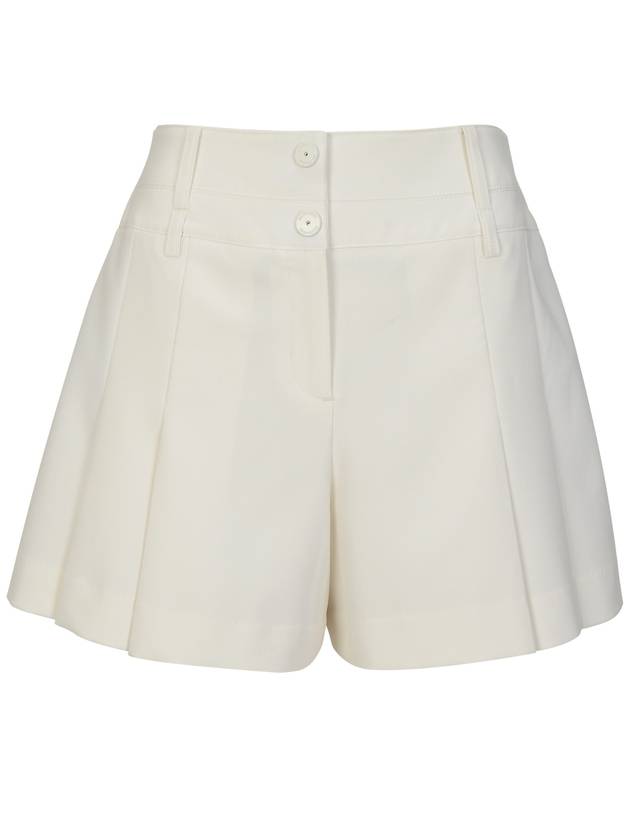 Band Pleated Culotte Pants WH - PASSARDI - BALAAN 3