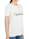 Print Cotton Short Sleeve T-shirt White - MAX MARA - BALAAN 6