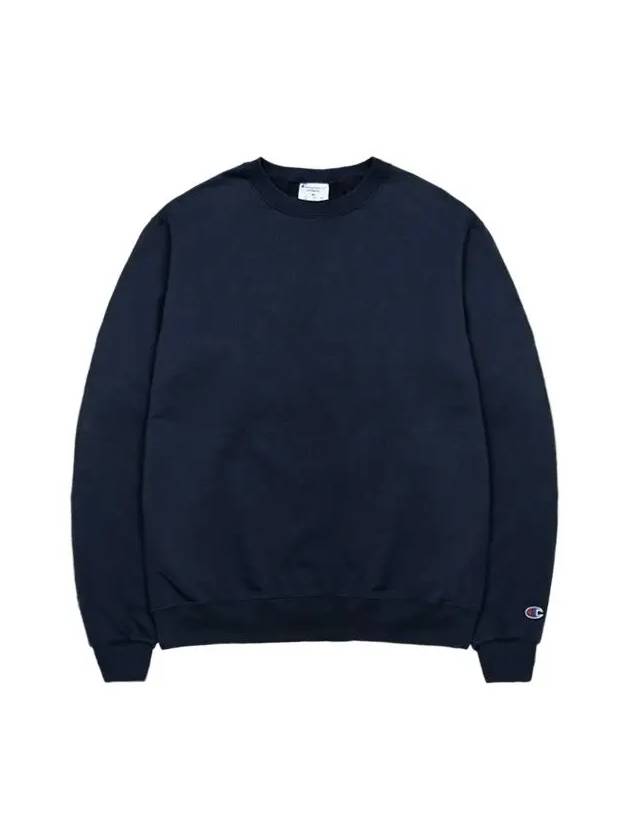 Power Blend Fleece Crew Neck Sweatshirt S600 Navy - CHAMPION - BALAAN 3