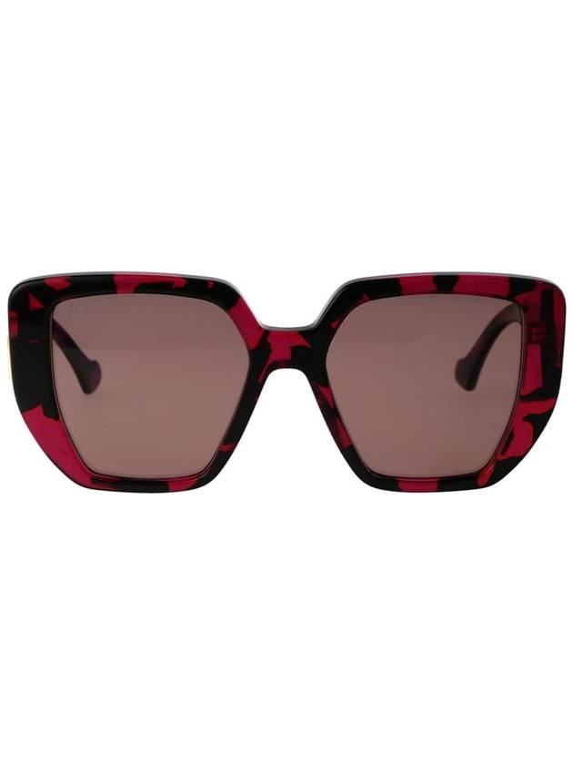 logo-embellished oversized sunglasses GG0956S - GUCCI - BALAAN 2