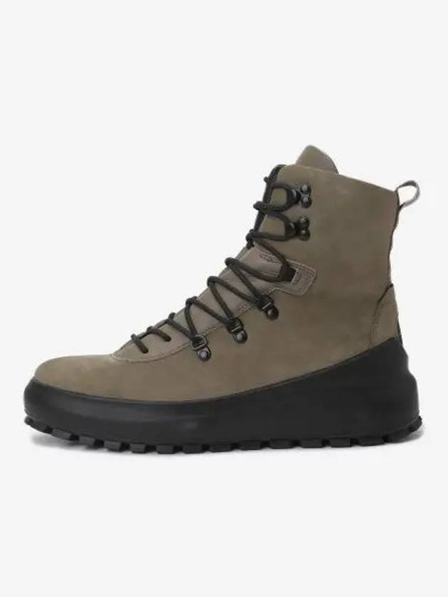 Hiking Leather Walker Boots Beige - STONE ISLAND - BALAAN 2