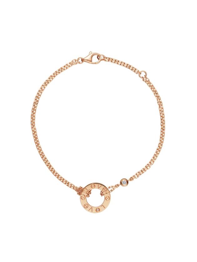 Love Diamond Bracelet Pink Gold - CARTIER - BALAAN 1