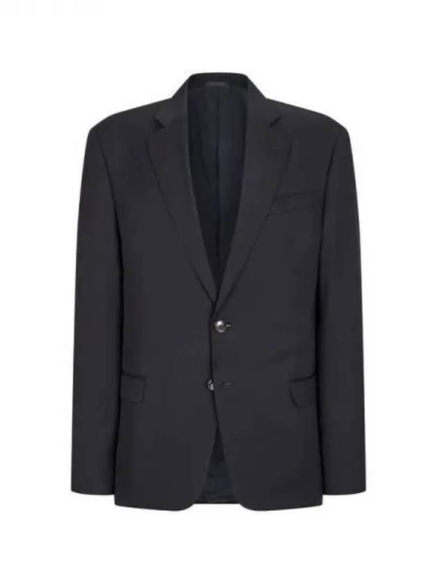 Men's Flap Pocket Wool Single Jacket Black 271501 - GIORGIO ARMANI - BALAAN 1