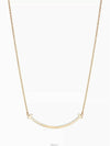 T Smile Small Necklace Gold - TIFFANY & CO. - BALAAN 5