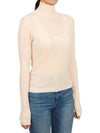 Sax High Neck Knit Turtleneck Ivory - MAX MARA - BALAAN 4