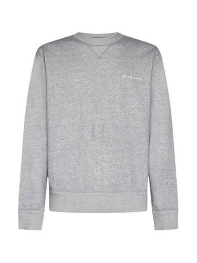 Mikis Embroidery Logo Sweatshirt Grey - ISABEL MARANT - BALAAN 2