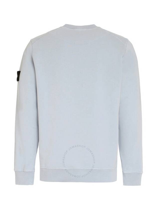 Wappen Patch Garment Dyed Sweatshirt Light Blue - STONE ISLAND - BALAAN 3