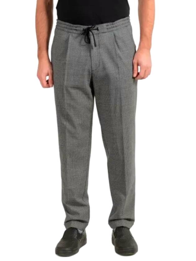 Kirio Relaxed Fit Wool Track Pants Grey - HUGO BOSS - BALAAN 1