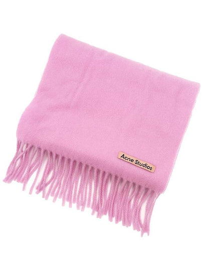 Wool Fringe Muffler Light Pink - ACNE STUDIOS - BALAAN 2