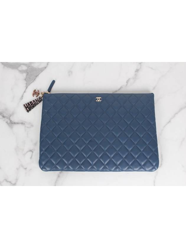 Havana Clutch Blue L - CHANEL - BALAAN 3