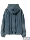 Blue Denim Hooded Jumper W243JP26987L - WOOYOUNGMI - BALAAN 2