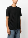 Basic Short Sleeve T-Shirt Black - SAINT LAURENT - BALAAN 6