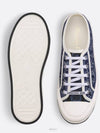 Walk'n'Dior Platform Cotton Low Top Sneaker Blue - DIOR - BALAAN 5