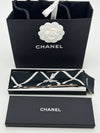 Ribbon Twilly Scarf Hairband Black Pink AAA393 - CHANEL - BALAAN 5