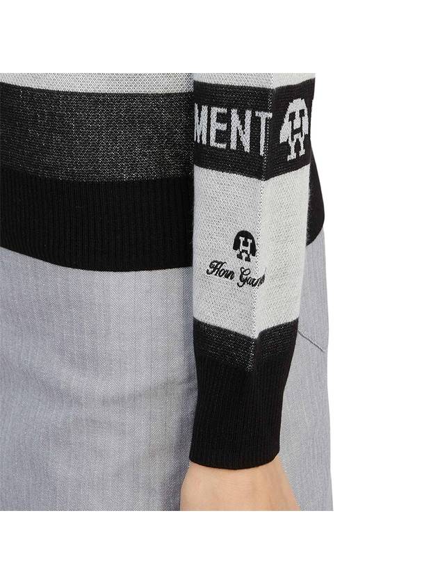 Golf Wear Knit HHW 2A AB52 BLACK - HORN GARMENT - BALAAN 10