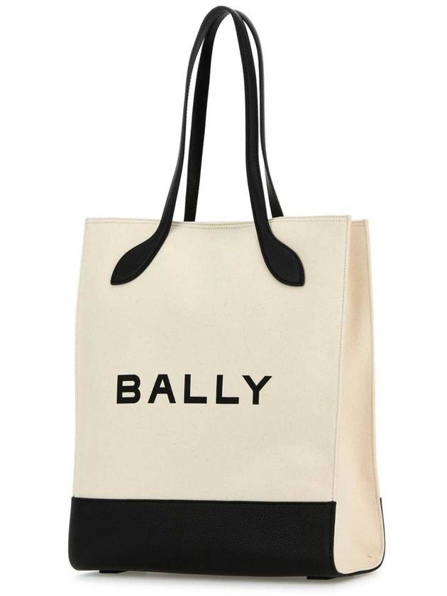 Bar Keep On NS Logo Tote Bag White - BALLY - BALAAN 3