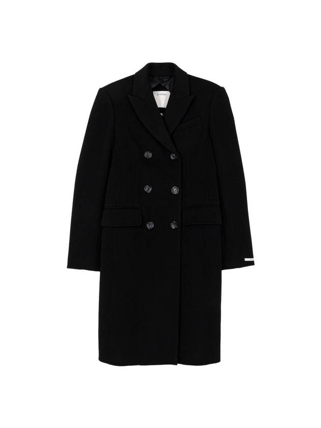 Sportmax Morgana Wool Double Coat Black - MAX MARA - BALAAN 2