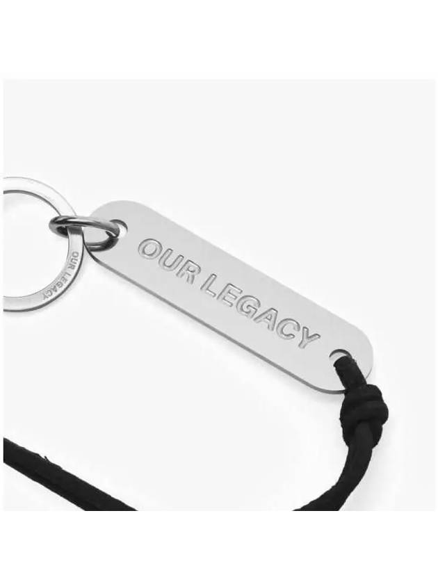 Men's Leather Ladon Key Ring Black - OUR LEGACY - BALAAN 5