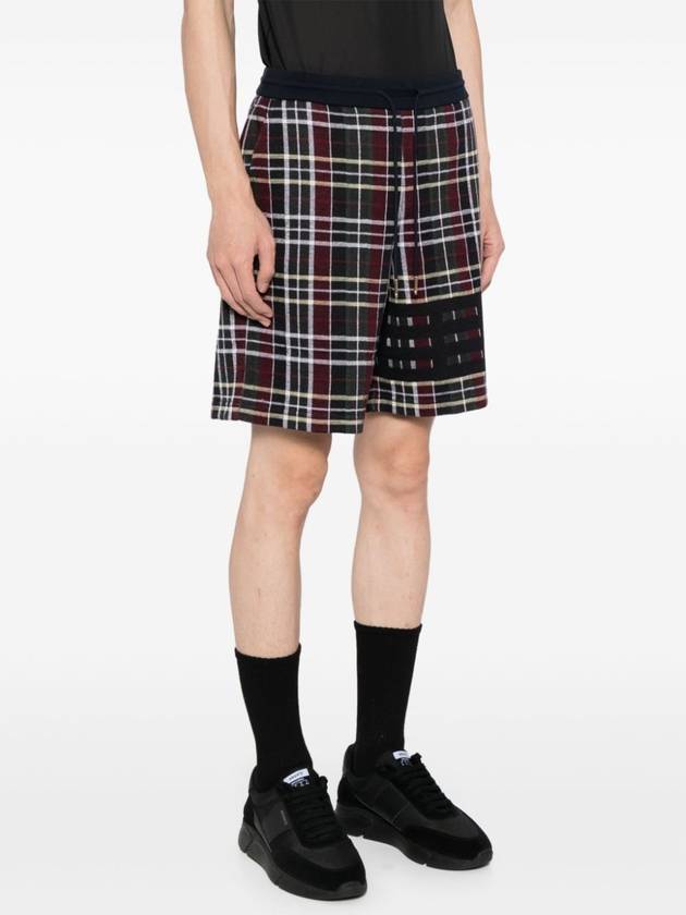 Men's Jacquard Check Shorts - THOM BROWNE - BALAAN 5