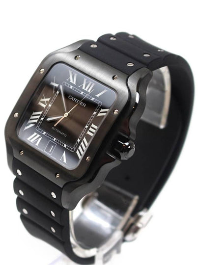 Santos De Watch Large Black Automatic WSSA0039 - CARTIER - BALAAN 2