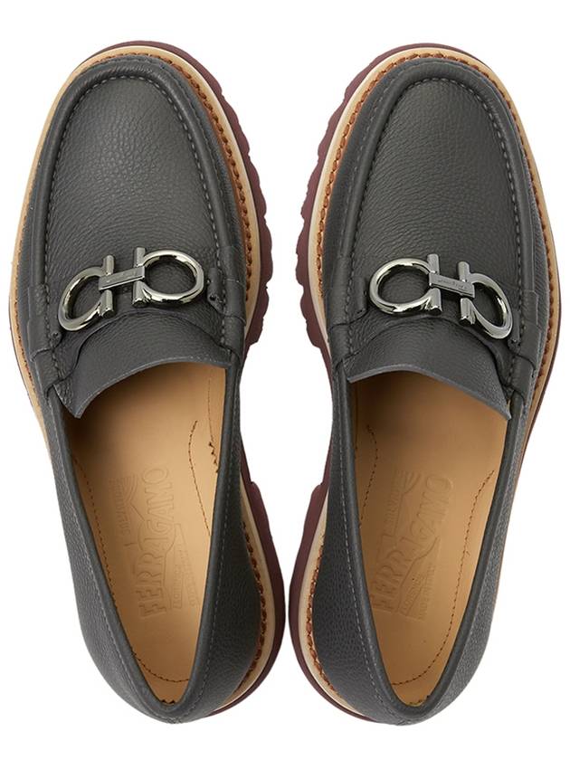 Gancini Bleecker Loafer Symboli Sand Cookie - SALVATORE FERRAGAMO - BALAAN 3