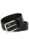 Stitching Detail Leather Belt Black - HUGO BOSS - BALAAN 2