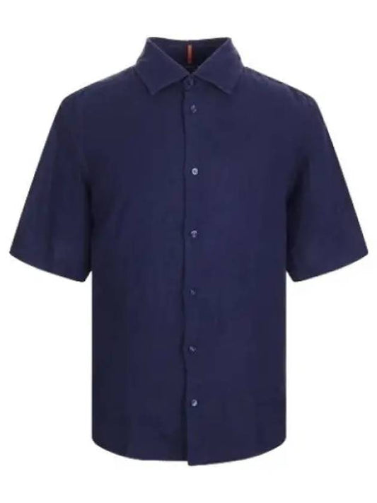 Boss Garment Dyed Regular Fit Short Sleeve Shirt - HUGO BOSS - BALAAN 1