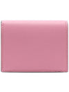 Compact V Logo Signature Calfskin Half Wallet Pink - VALENTINO - BALAAN 5