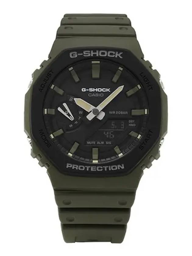 G SHOCK GA 2110SU 3ADR Big Face Digital Analog Octagon Men s Urethane Watch - G-SHOCK - BALAAN 4