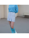 Pleated Skirt Pants Sky Blue - BUTTONPLAY - BALAAN 2