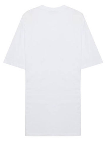 Midi Dress 700432 White OPTICAL - MSGM - BALAAN 1