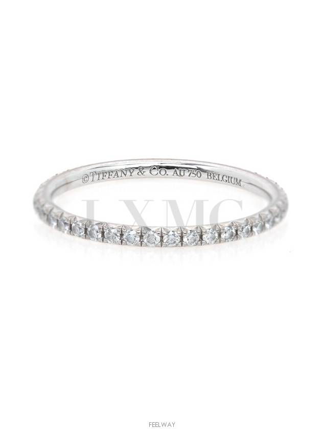 Tiffany Metro Full Eternity Ring Platinum Diamond Setting No 9 - TIFFANY & CO. - BALAAN 1