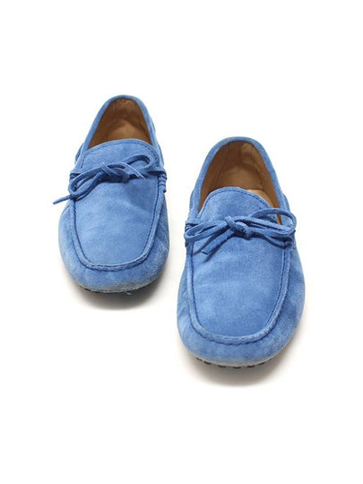 Men s Tod XXM0GW05470RE0U621 Blue Suede Gomino Driving Loafers 7 5 gt Gangbuk used luxury goods - TOD'S - BALAAN 2