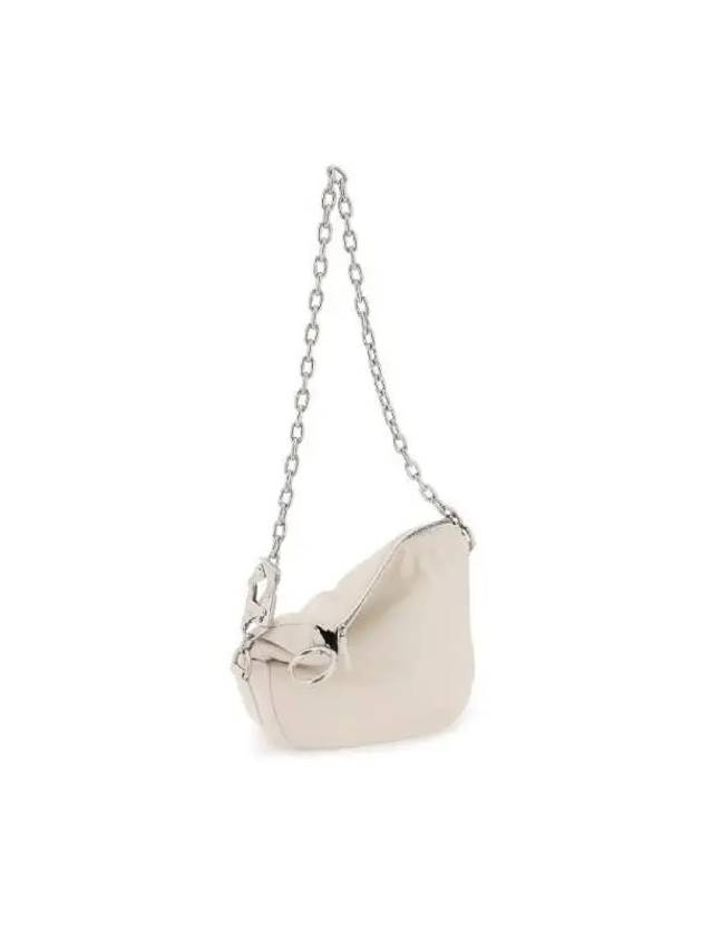 Knight Leather Small Shoulder Bag Cream - BURBERRY - BALAAN 4