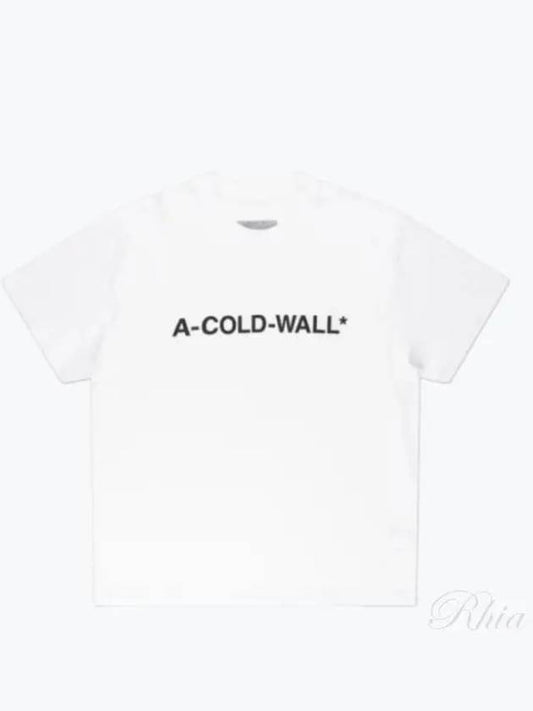 ACWMTS092 White Essential Logo Men s Short Sleeve T Shirt - A-COLD-WALL - BALAAN 1