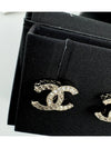 CC Logo Crystal Earrings Gold - CHANEL - BALAAN 4