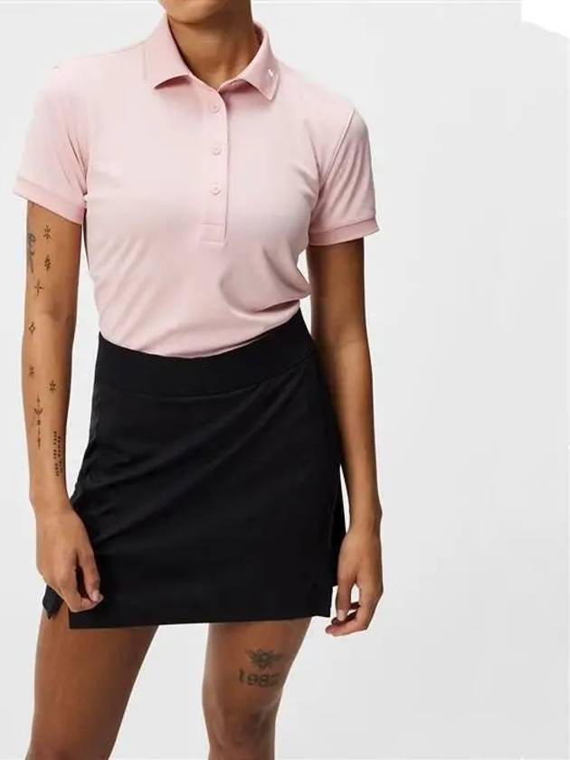 Women s Tour Tech Polo Collar Short Sleeve T Shirt GWJT11418 S01 - J.LINDEBERG - BALAAN 1