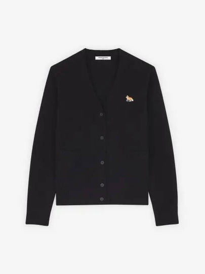 Baby Fox Patch Boxy Cardigan Black - MAISON KITSUNE - BALAAN 2