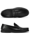 Coraux Leather Loafers Black - PARABOOT - BALAAN 3
