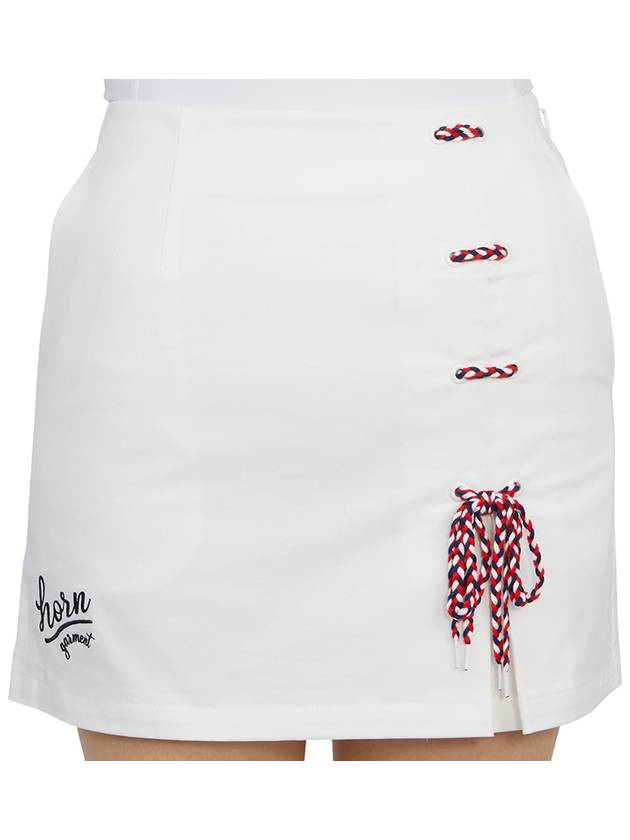 Pavilion Skirt White - HORN GARMENT - BALAAN 7