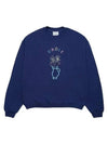 Drold Monsieur Men's Vase Sweatshirt Navy SW117 CO001 NY - DROLE DE MONSIEUR - BALAAN 1