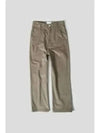 Corduroy Straight Pants Brown - AMI - BALAAN 2