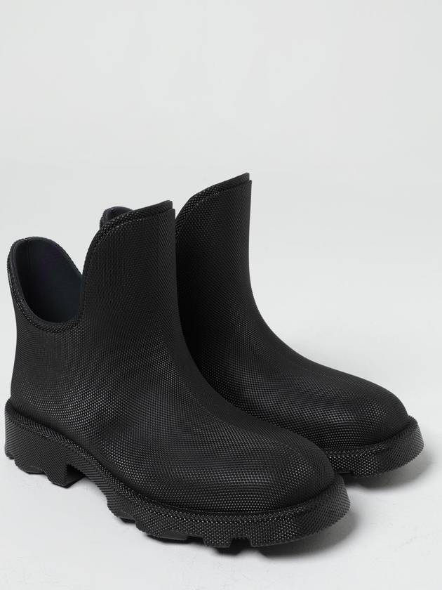 Rubber Marsh Low Ankle Boots Black - BURBERRY - BALAAN 3