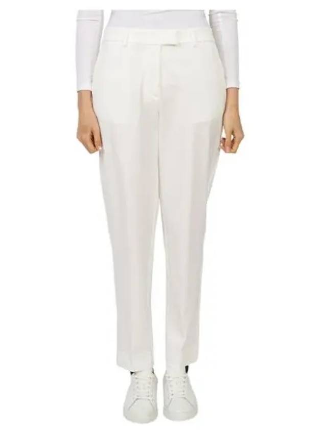 Women's Lux 4 Way Stretch Twill Straight Pants Snow - G/FORE - BALAAN 2