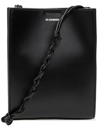 Tangle Small Leather Cross Bag Black - JIL SANDER - BALAAN 2