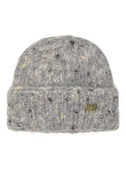 Chunky Marled Beanie Grey - GANNI - BALAAN 2