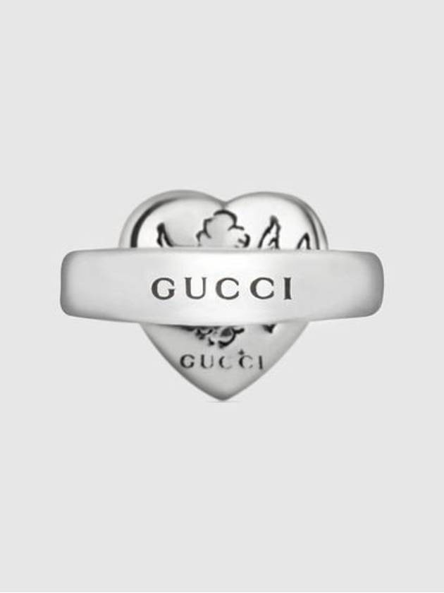 Blind for Love Ring Silver - GUCCI - BALAAN.