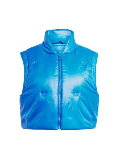 Monogram Trefoil Embroidery Vest Blue - ADIDAS - BALAAN 2